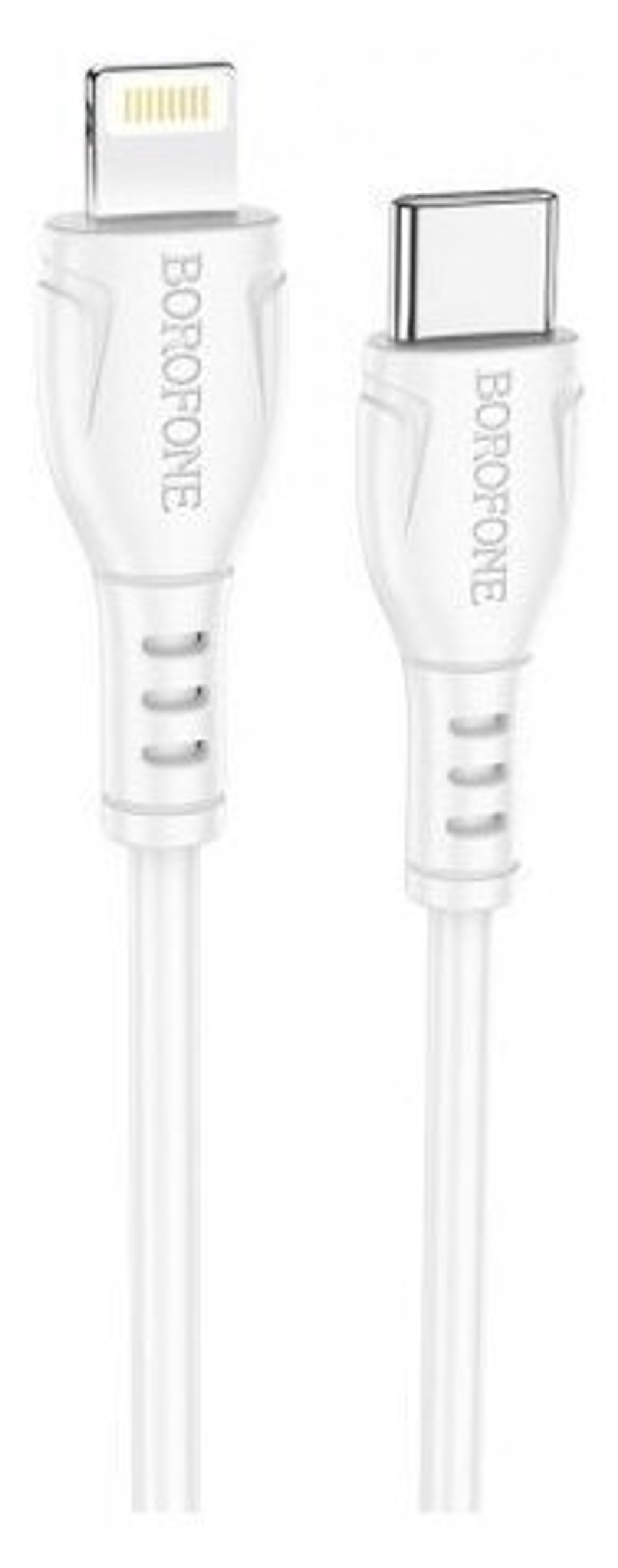 Кабель iPhone Lightning BOROFONE BX51 1м, 2.4A.  белый