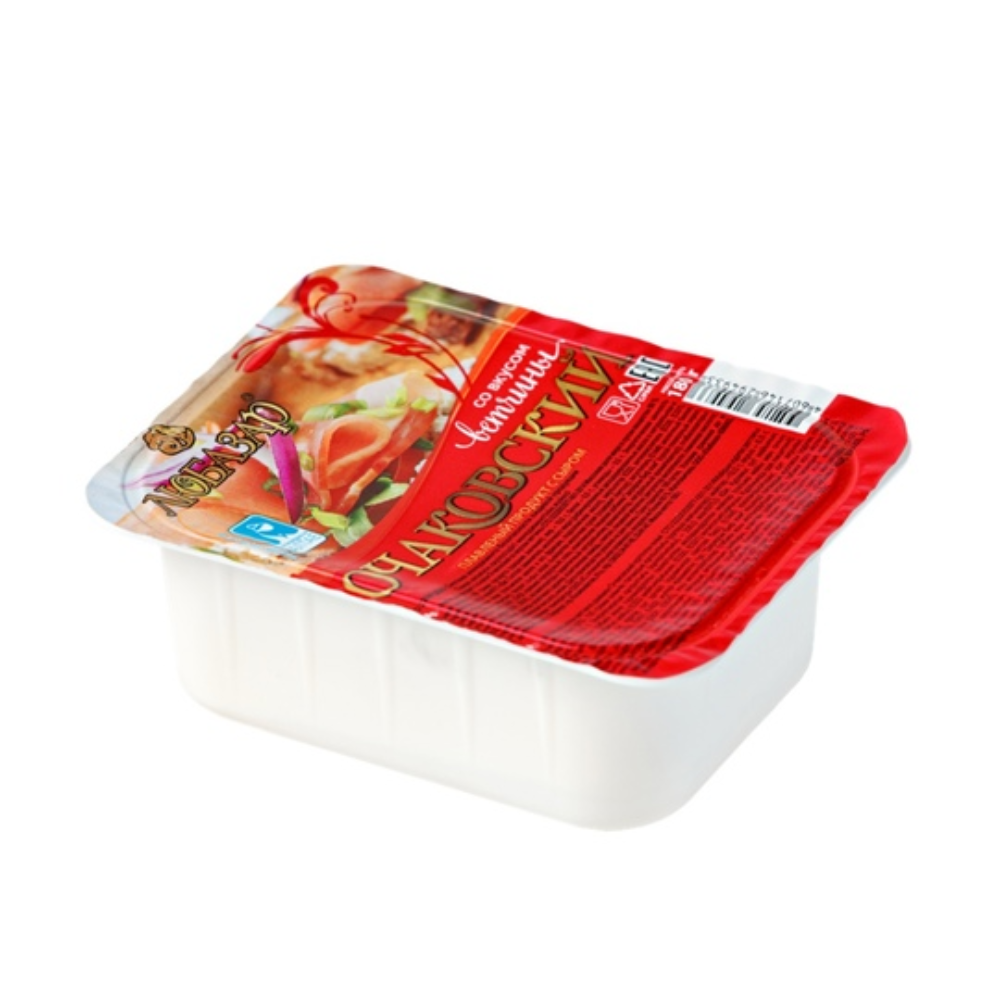 Плавленый продукт с сыром Очаковский с ветчиной 180гр