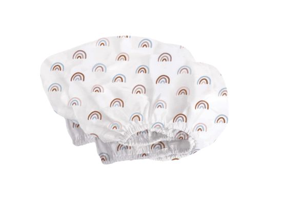 Простынь для кроватки KIDI soft от 0 до 4 лет (радуги, трикотаж)