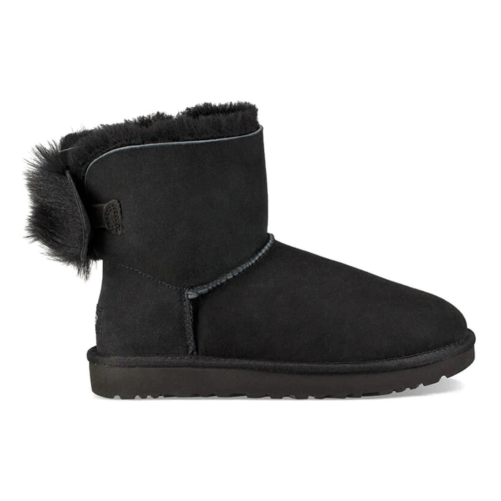 Сапоги UGG Fluff Bow Mini, 1094967-BLK