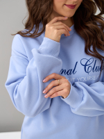 Толстовка Кис-090/голубой-п