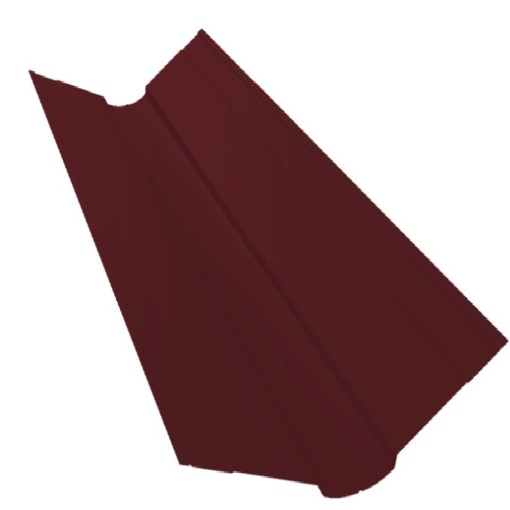 Ендова верхняя фигурная Grand Line Satin Ral 3005 150х150 мм резка