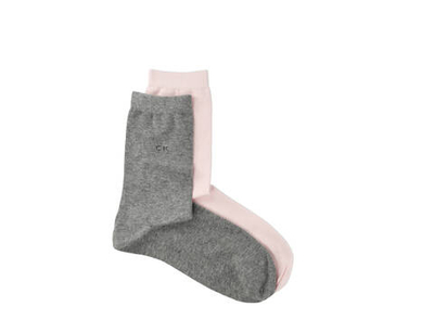 носки 2 пары Calvin Klein - серый(701218769)