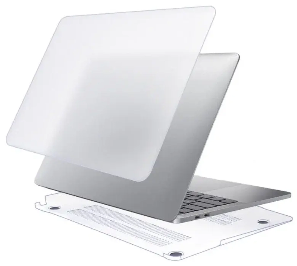 Чехол-накладка Palmexx MacCase для Apple MacBook Pro 14 (2021) пластиковый (матовый белый)