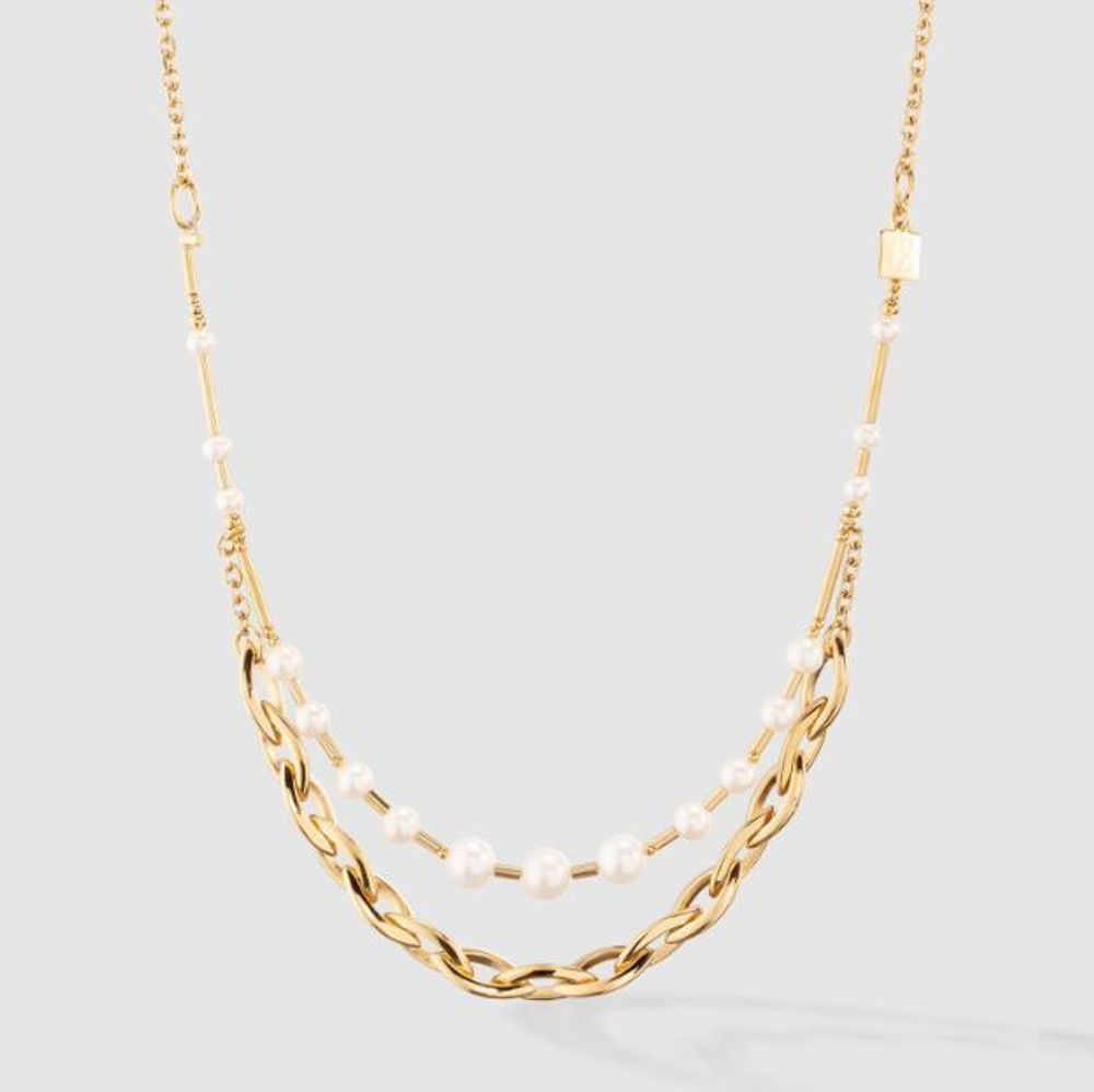Колье-трансформер 4-in-1 Coeur de Lion White-Gold 1110/10-1416
