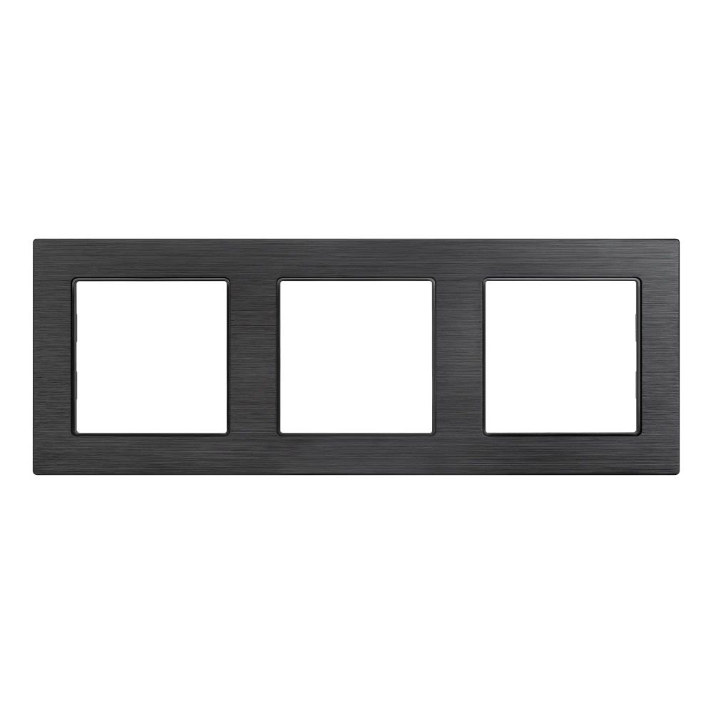 Рамка алюминиевая FRM-PRESTO-ALS-3-BK (Arlight, -) 043857