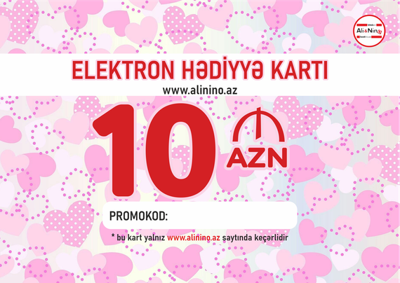 Elektron hədiyyə kartı 10 AZN