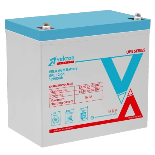 Аккумуляторная батарея Vektor Energy GPL 12-55