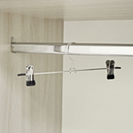 Вешалка металлическая с прищепками, набор 10шт