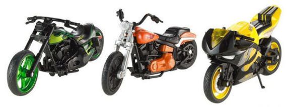 Hot Wheels  1:18 Moto Asst