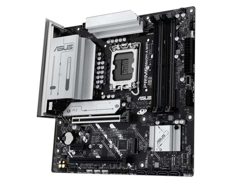 Материнская плата Asus Prime B860m-a Wifi, Socket LGA 1851, Intel B860, mATX, RTL [90MB1JY0-M0EAY0]