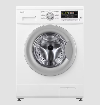 Узкая стиральная машина LG F10B8LD7 (5 кг, 13 программ, 1000 об/мин, прямой привод)