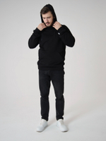 Худи черное Город Горький мужское вышивка