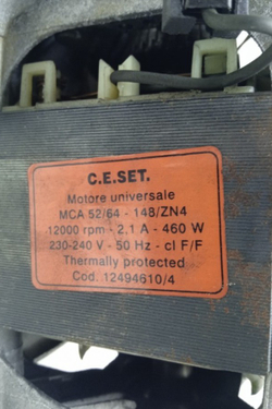 FE925N кт147 Двигатель 8 контактов для стиральной машины Zanussi 12494610 б/у