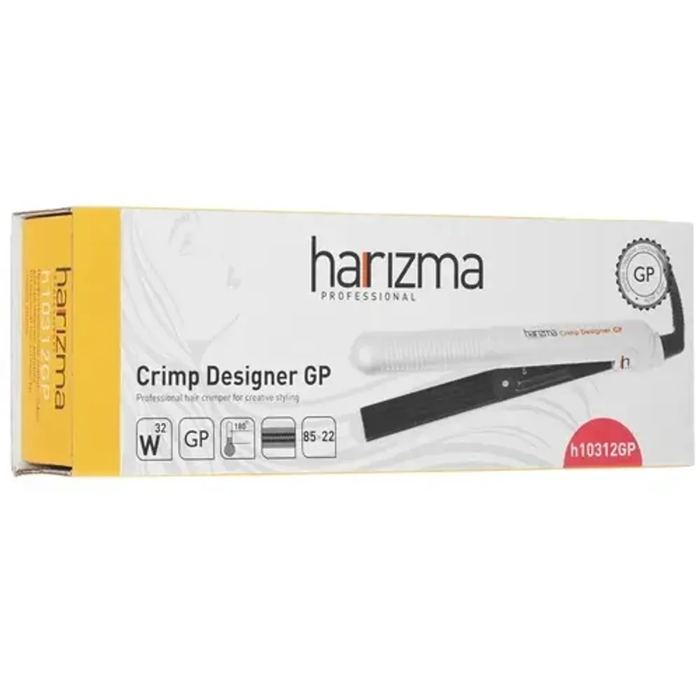 Щипцы-гофре Harizma Crimp Designer GP, керамико-турмалиновое покрытие (h10312GP) - 8