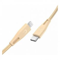 Кабель RAVPower MFI USB-C to Lightning, 2 м (RP-CB1018), золотистый