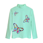 Водолазка для девочек р.110 мятный 7765210 (Lets'go)