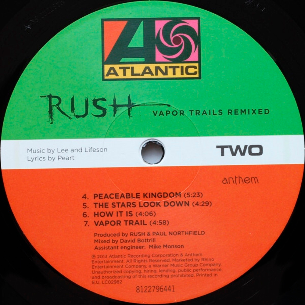 Rush / Vapor Trails Remixed (2LP)