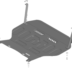 Защита двигателя для Livan X3 Pro (2022-) Motodor.74701