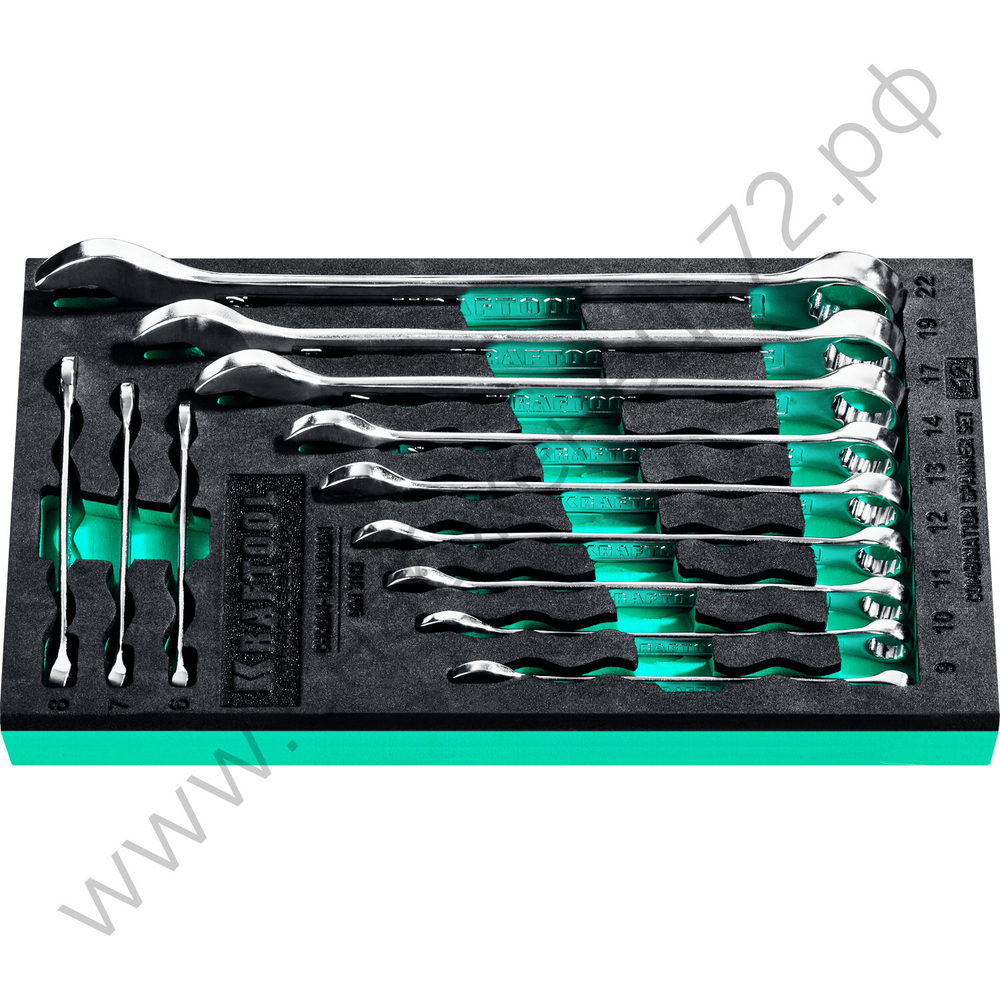 KRAFTOOL 12 шт, 6 - 22 мм, набор комбинированных гаечных ключей (27079-H12E)