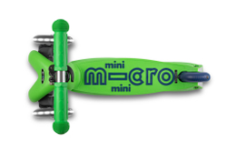 Самокат Mini Micro Deluxe LED Зелёный/синий