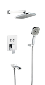 433563 Встроенный смес для душа с 3-функ. (ХРОМ) ViEiR  (4/1шт)