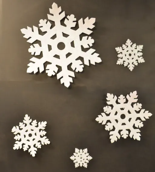 Комплект Снежинок 5 шт. (522340)