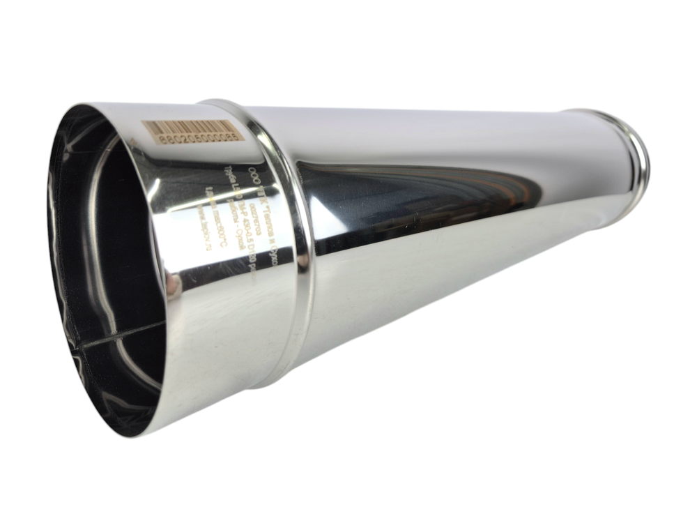 Дымоход (труба) 1,0 м ТМ-Р (430/0,5 мм) Ф120 нерж