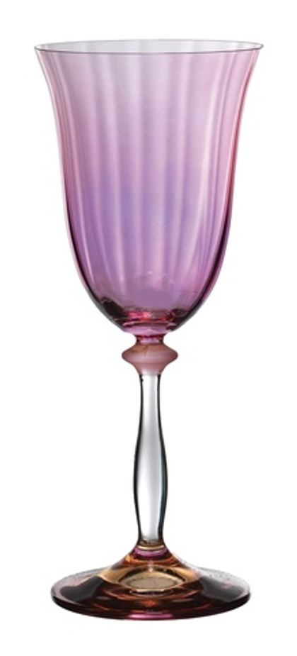 Набор бокалов для вина Primula-02 Cre Art One Size Розовый