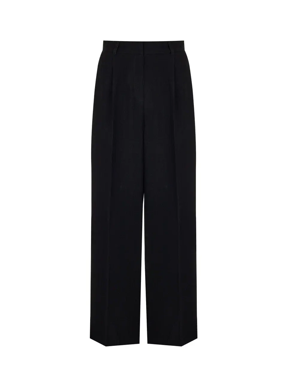 Брюки широкие с низкой посадкой креп