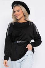 Свитшот Луана (черный) Б12737-5М LT Collection