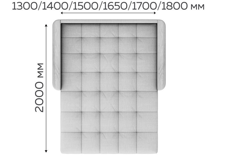 Прямой диван-кровать Ладья-1