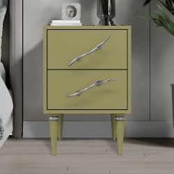 Тумба Арт Колор matte Классик Сильвер Зеленая олива матовая