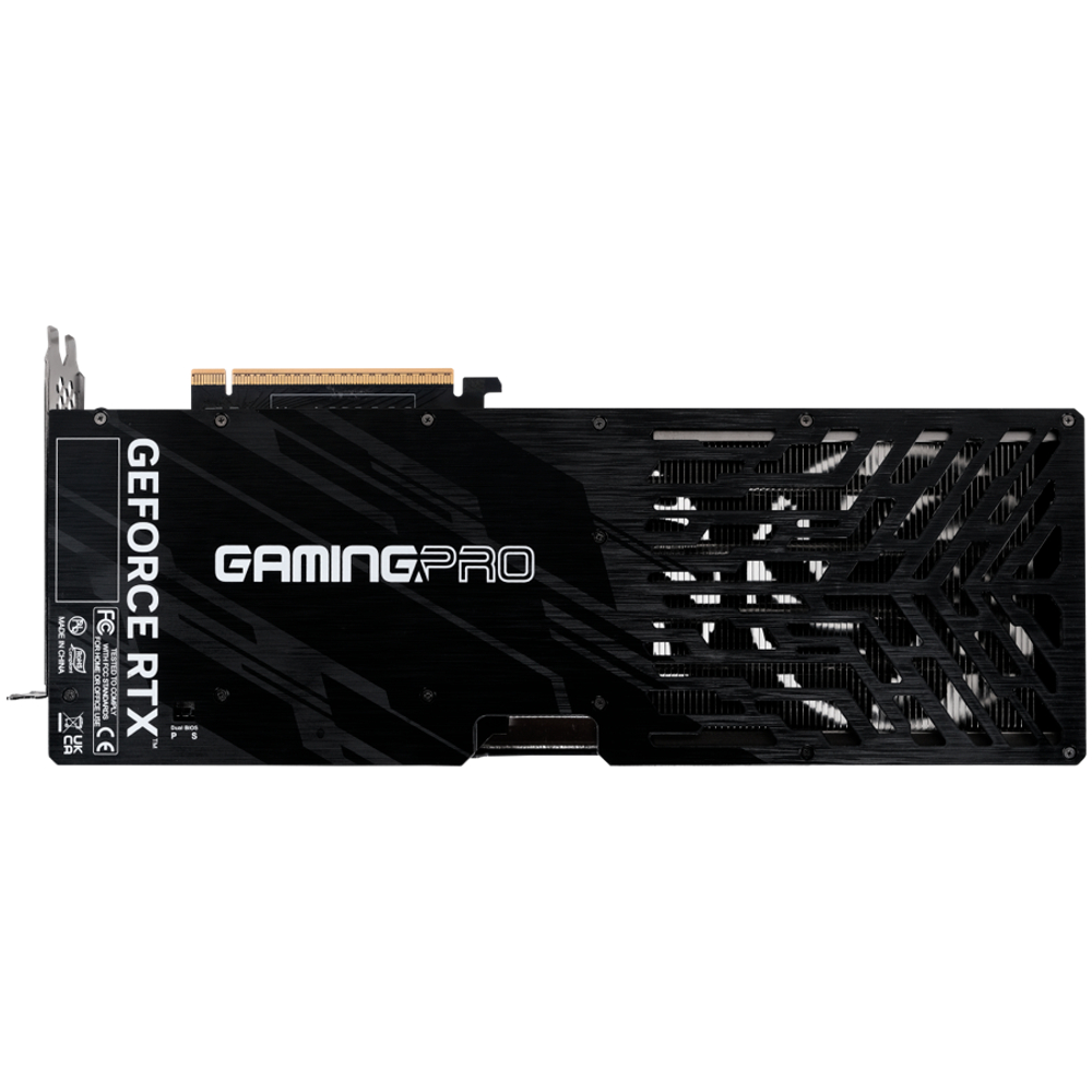 PALIT GeForce RTX 5070 Ti GamingPro-S OC 16GB GDDR7 256 bit, 1x HDMI 2.1b, 3x DP 2.1b, 3 Fan, 1x 16-pin pwr connector, 750W, 331.9 x 127.1 x 49.7 mm, NE7507TS19T2-GB2031U
