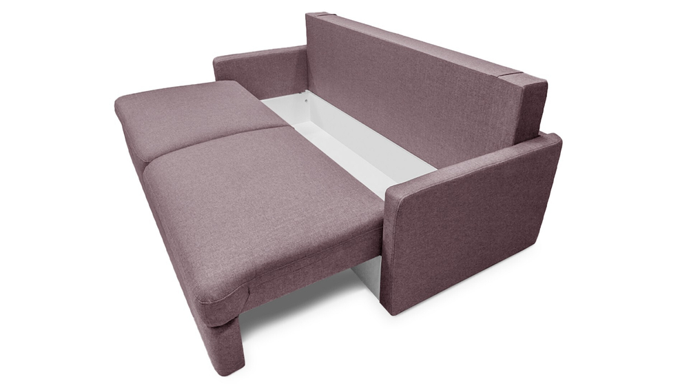 Диван Стелф ЭКО Strong Plus 05 210*109*90 см, Бордовый Рогожка Еврокнижка Фиеста
