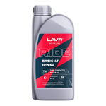 Моторное масло LAVR MOTO RIDE BASIC 4T 10W-40 SL 1л