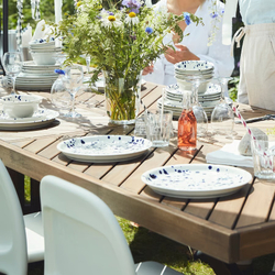 СИЛЬВЕРСИДА SILVERSIDA Тарелка 26 см, узор/синий