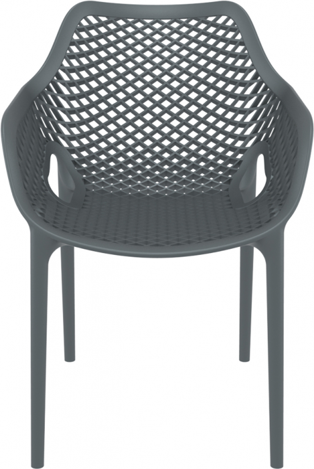 Кресло пластиковое Siesta Contract Air XL, темно-серый