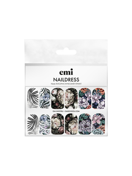 Naildress Slider Design №66 Флористический принт