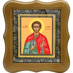 Роман Никомидийский мученик. Икона на холсте.