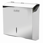 Диспенсер для полотенец LAIMA PROFESSIONAL INOX, (Система H2) Z-сложения, нержавеющая сталь, зеркальный.