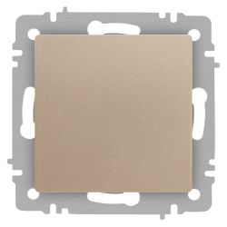 Выключатель Intro Accent 6-101-04 , 10А-250В, IP20, СУ, AL/CU, шампань | Intro