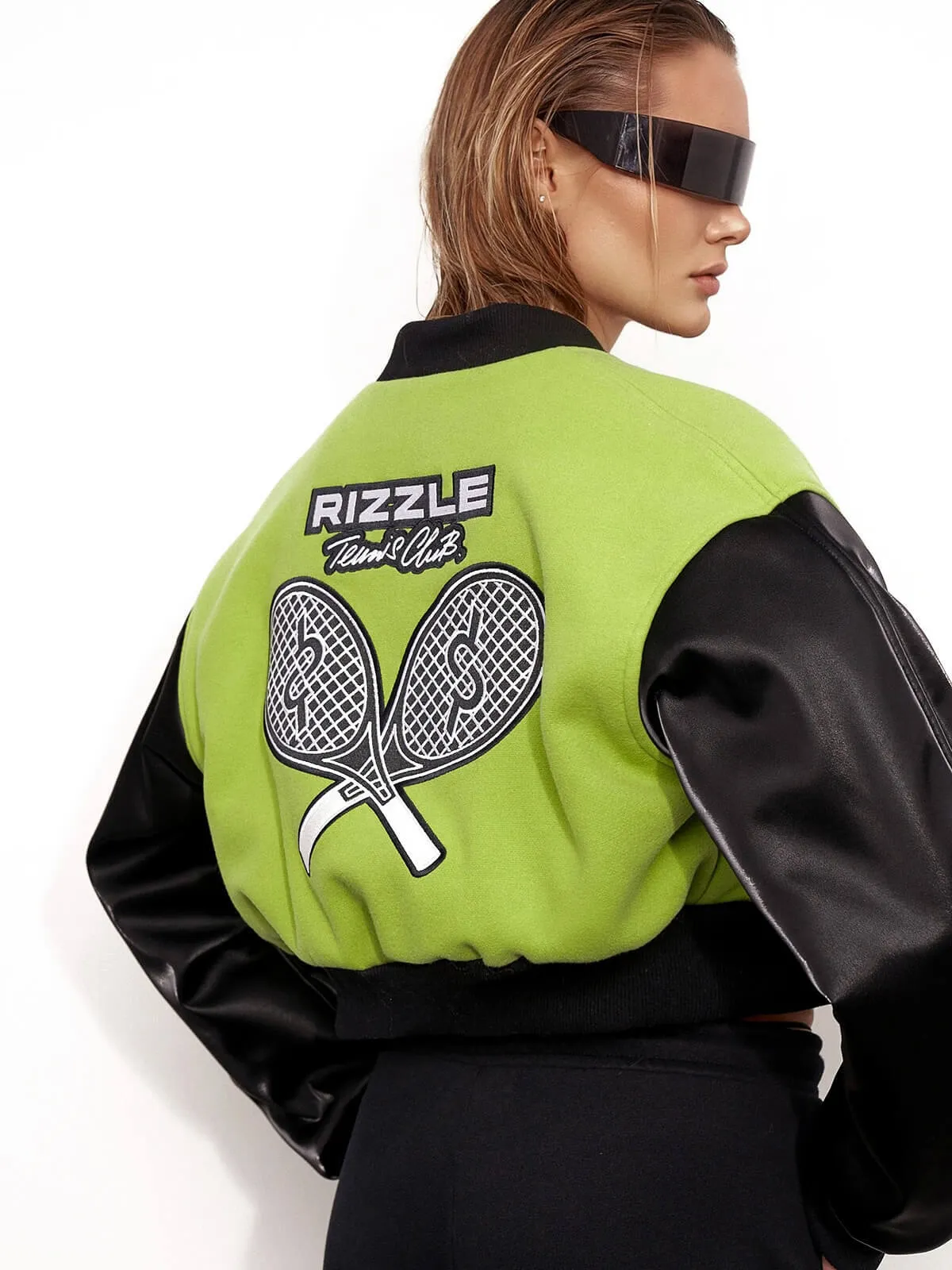 Бомбер утеплённый Tennis Club Lime