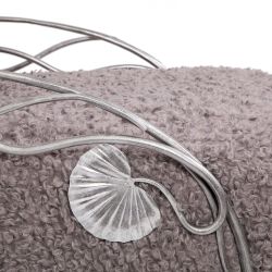 Кресло Нимфея Серый Античное серебро