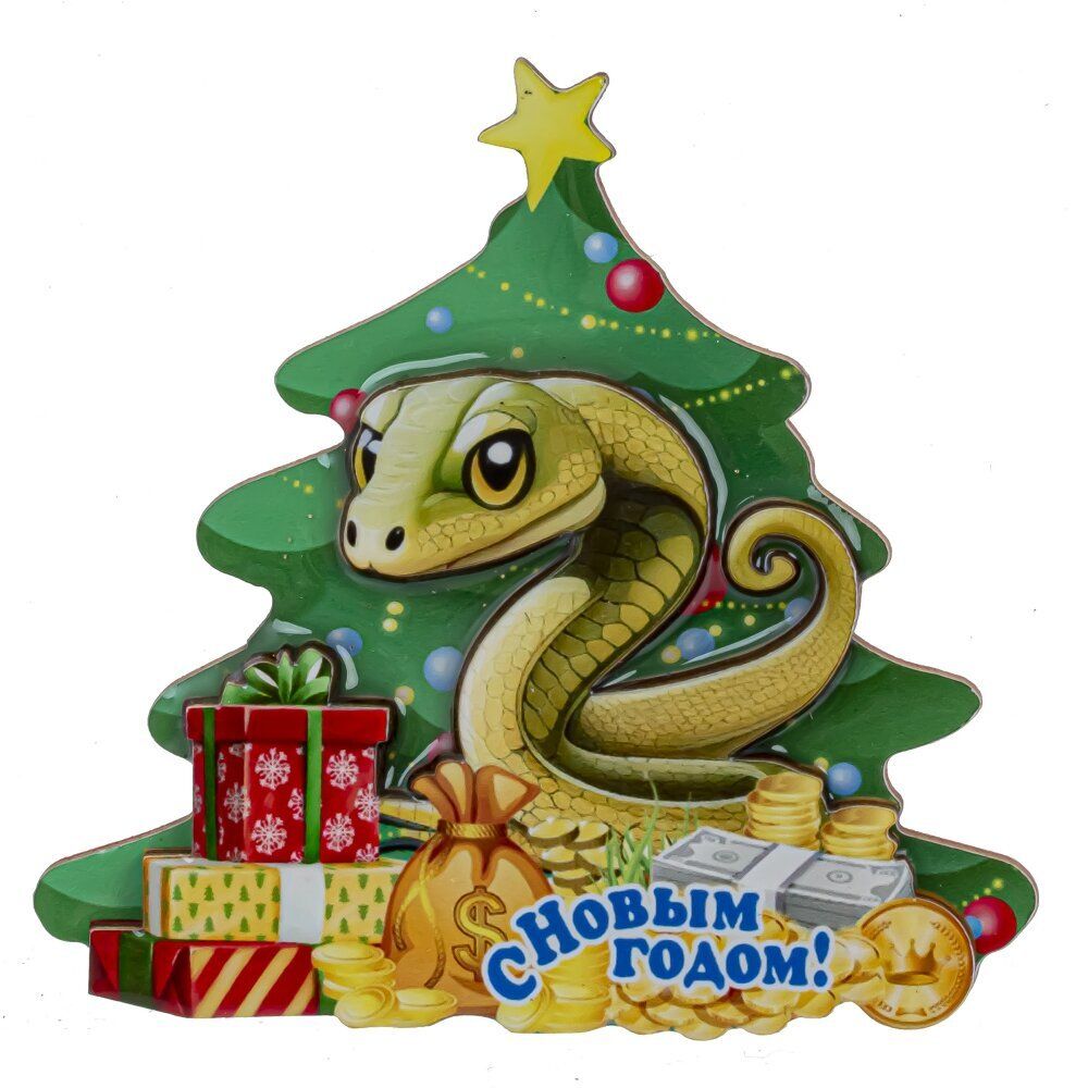 GAEM Магнит "Змейка", L8 W1 H7 см, 6в.