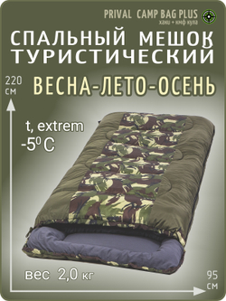Спальный мешок Prival Сamp bag +