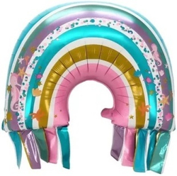 Шар (27""/69 см) Фигура, Радуга для Русалочки, 1 шт. В014