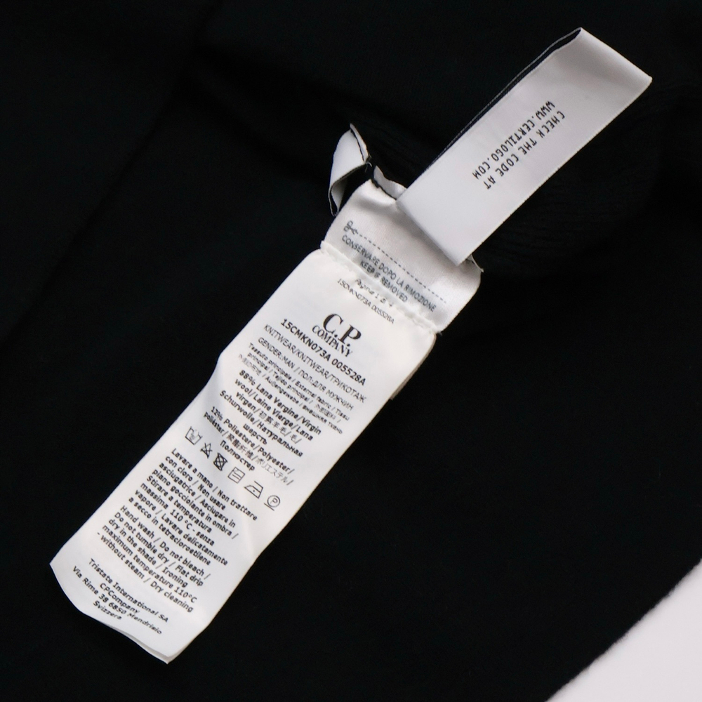 Свитер C.P. Company 1/4 Zip Black