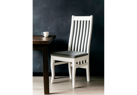 Стул деревянный Woodville Арлет белый, tenerife stone