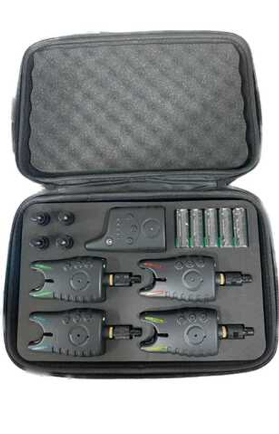 НАБОР ЭЛЕКТРОННЫХ СИГНАЛИЗАТОРОВ КЛЕВА 4+1 / с 4 штук быстросьема 